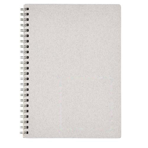 Blanco A5-formaat wire-O notitieboek — drukvlak rechts onder