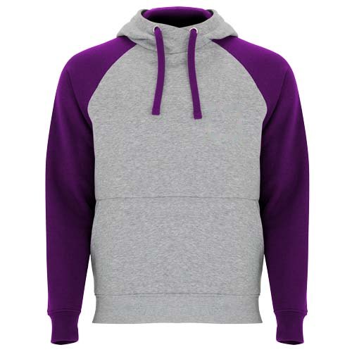Badet 280 g/m² tweekleurige kinderhoodie — drukvlak linker borst