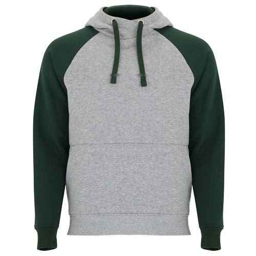 Badet 280 g/m² tweekleurige kinderhoodie — drukvlak impact volledige voorzijde