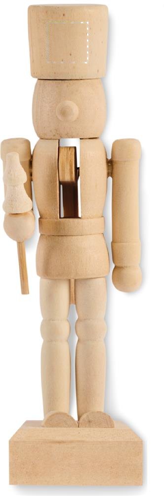 PAYNT - Notenkrakerfiguur schilderset — drukvlak dop voorzijde