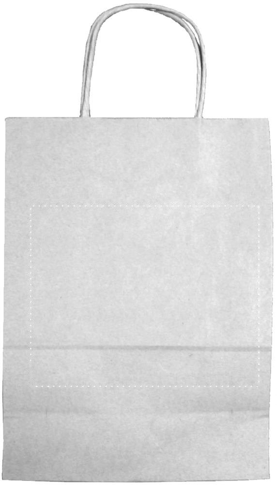 PAPER MEDIUM - Papieren tas Medium 150 gr/m² — drukvlak achterzijde