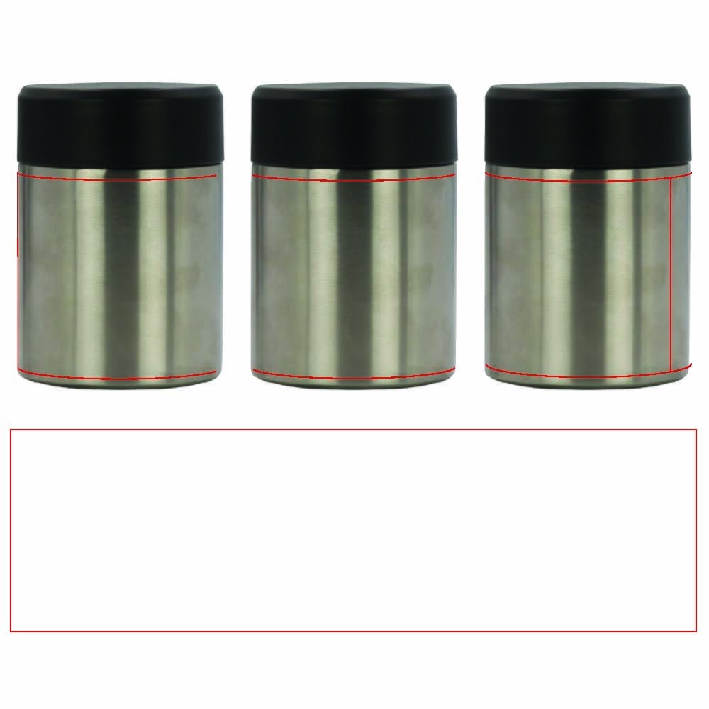Thermo voedselcontainer — drukvlak rondom