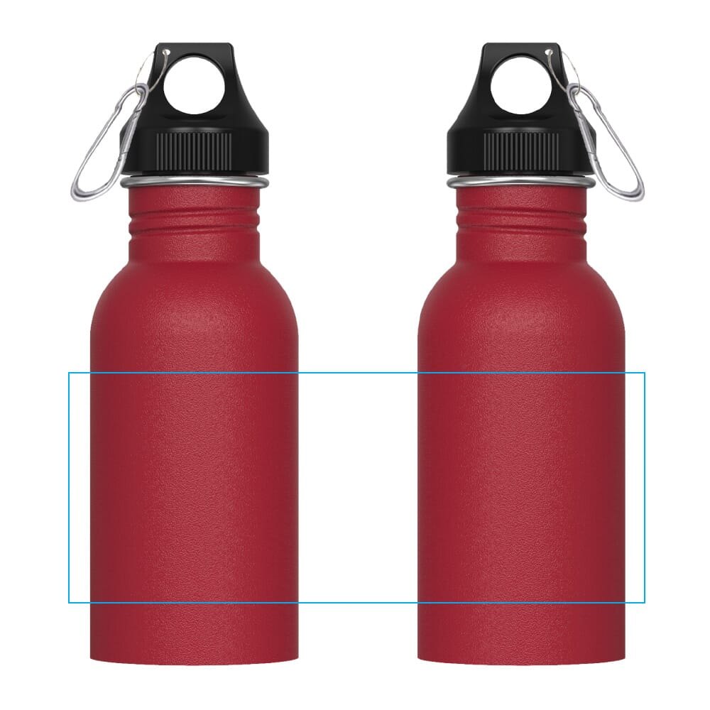 Waterfles Lennox 500ml — drukvlak rondom