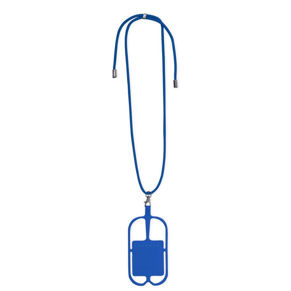 Lanyard Sebly — drukvlak op de het platte deel gecentreerd