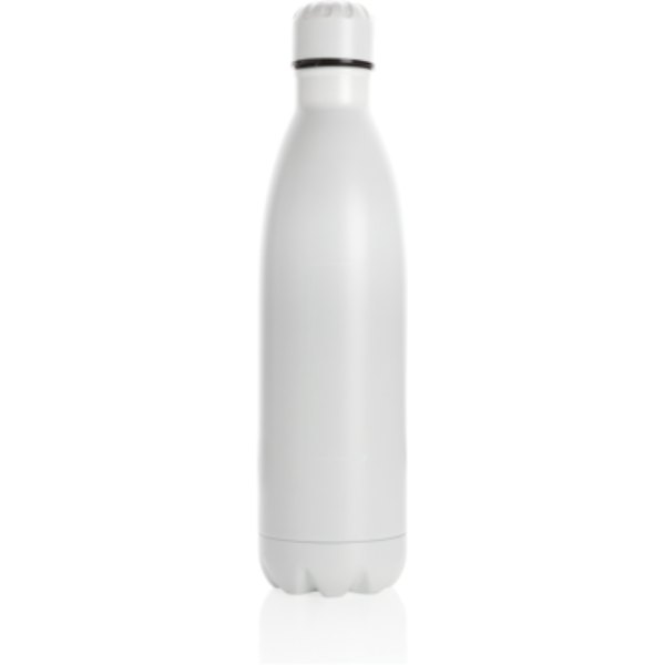 Unikleur vacuum roestvrijstalen fles 750ml — drukvlak artikel voorzijde midden