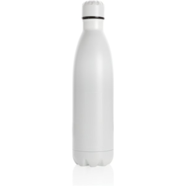 Unikleur vacuum roestvrijstalen fles 750ml — drukvlak artikel achterzijde beneden