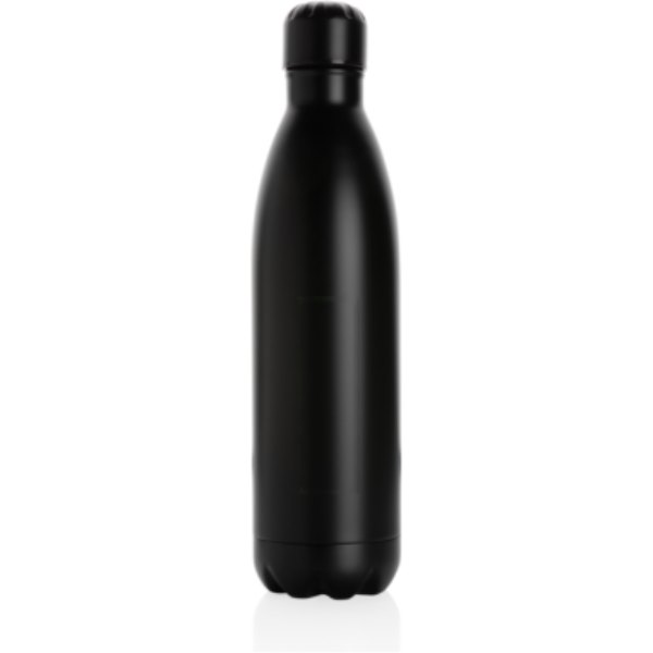 Unikleur vacuum roestvrijstalen fles 750ml — drukvlak artikel voorzijde onder