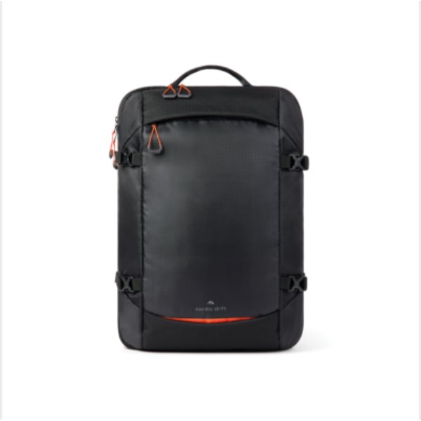 Nordic Drift RCS Traveling backpack 25L — drukvlak artikel voorzijde