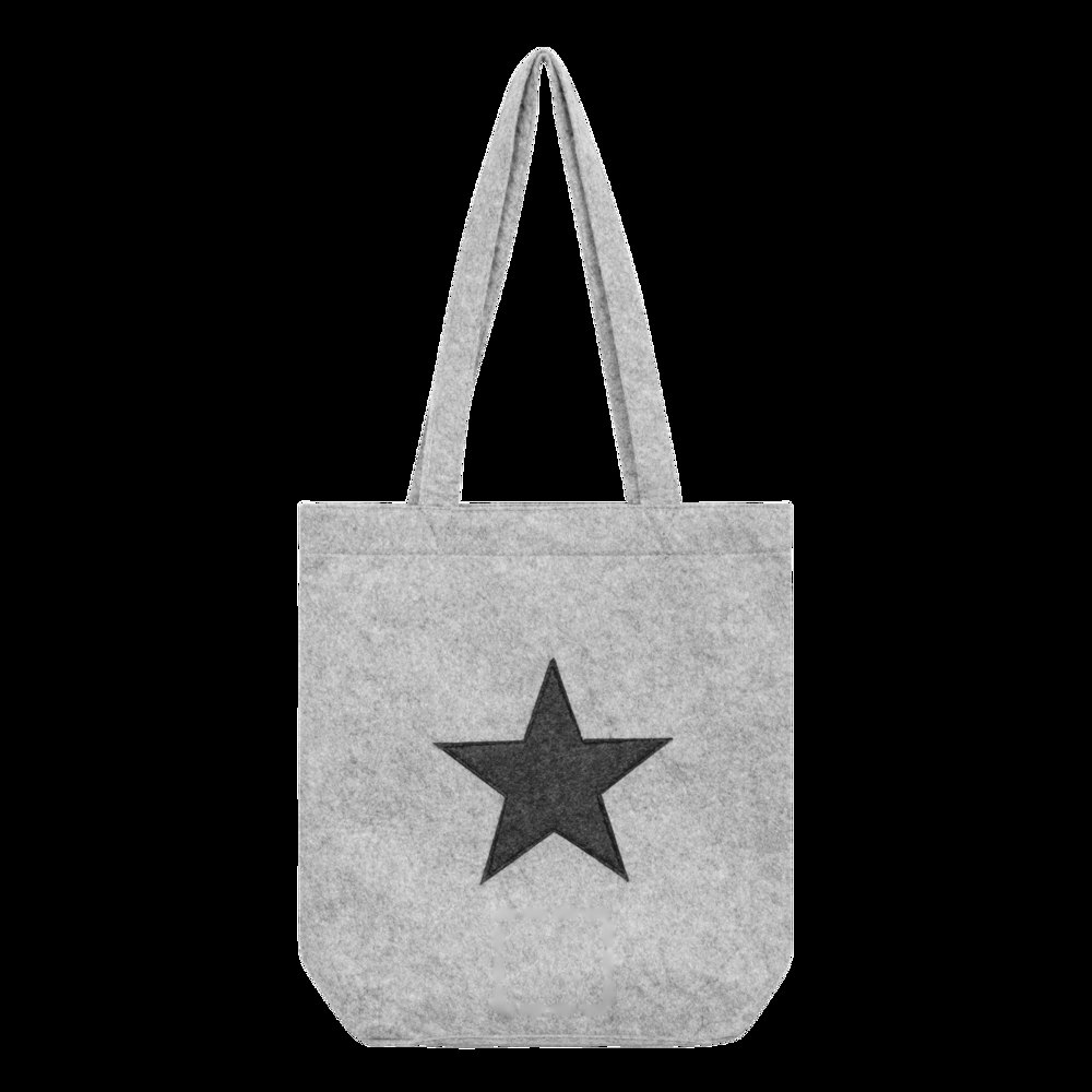 STAR DUST GO - Vilten shopper — drukvlak op de voorkant