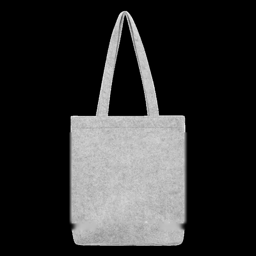 STAR DUST GO - Vilten shopper — drukvlak gecentreerd op de achterkant