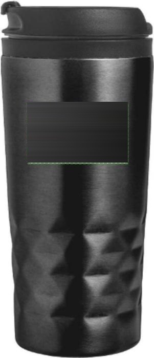 Dubbelwandige thermosbeker Lorraine | 300 ml — drukvlak zijkant