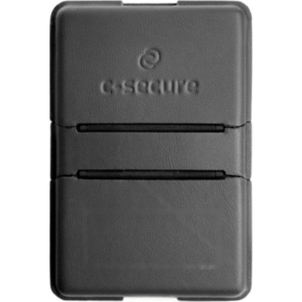 C-Secure MagSafe phone wallet — drukvlak artikel achterzijde beneden