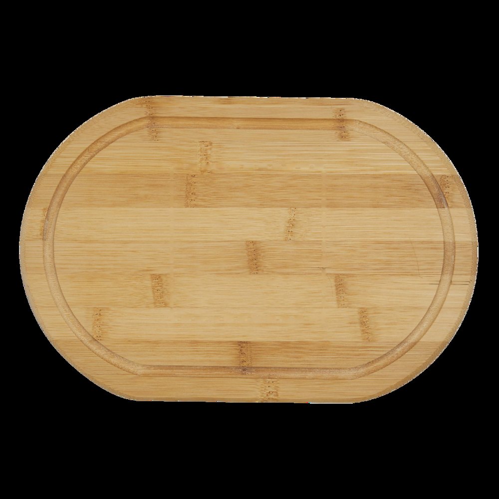 BAMBOO-ROUND - Robuuste snijplank — drukvlak gecentreerd op de snijplank