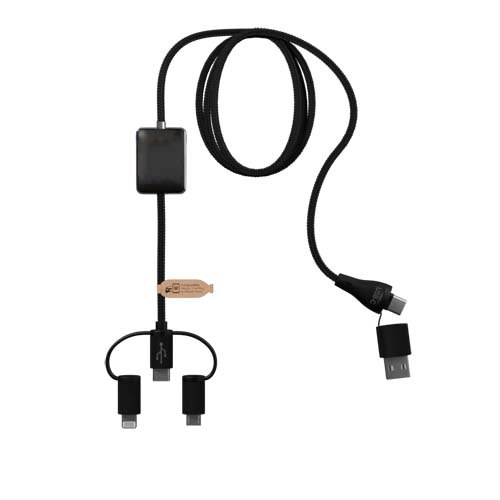 SCX.design C48 CarPlay 5-in-1 laadkabel — drukvlak voorzijde