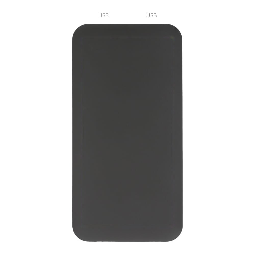 Rock Powerbank 10000mAh — drukvlak bovenkant