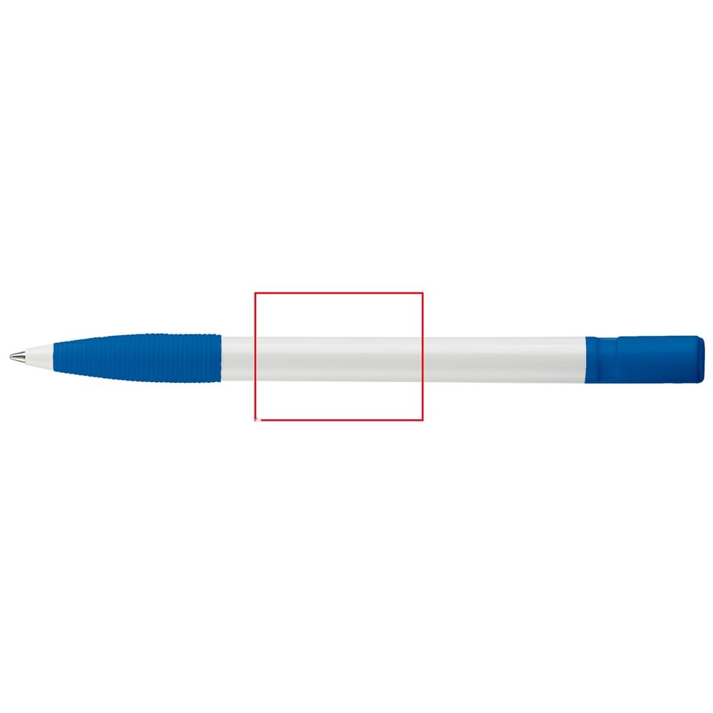 Balpen Nash grip hardcolour — drukvlak 180 graden van de clip