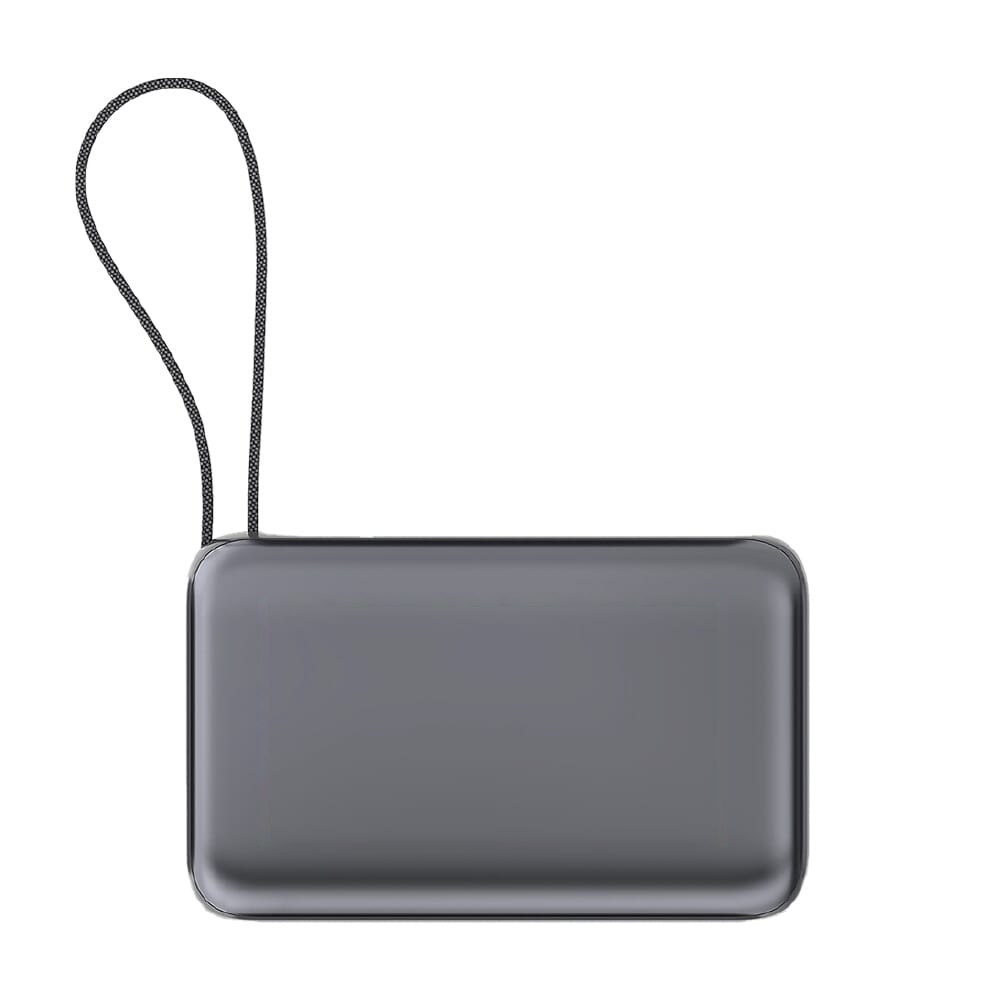 Nova Laptop 65W Powerbank met ingebouwde USB-C kabel 30000 mAh — drukvlak bovenkant