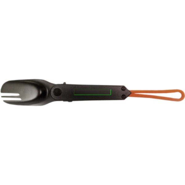 Nordic Drift Trail 4-in-1 outdoor bestek set — drukvlak artikel