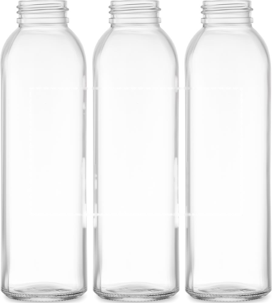 EBOR - Gerecyclede glazen fles 500 ml — drukvlak drukvlak 1