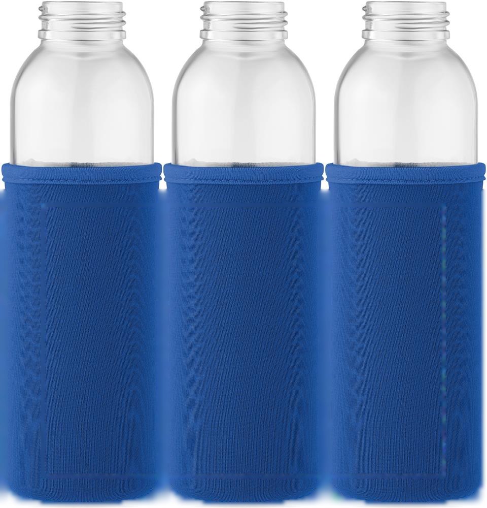 EBOR - Gerecyclede glazen fles 500 ml — drukvlak etui t 1