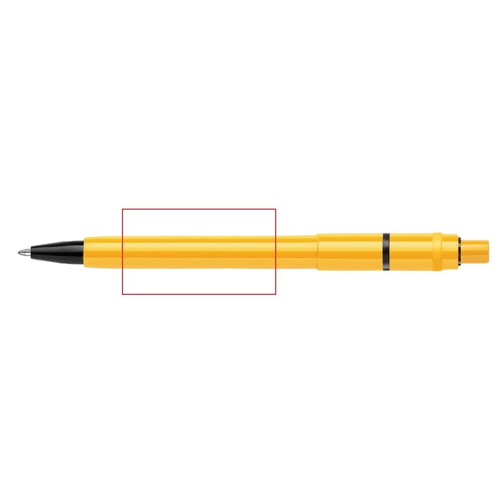 Balpen Baron Extra hardcolour — drukvlak 180 graden van de clip