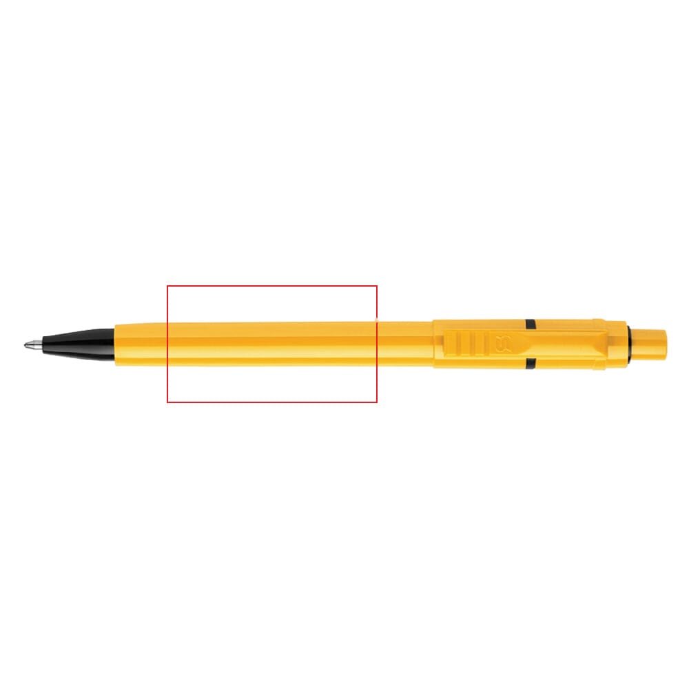 Balpen Baron Extra hardcolour — drukvlak verlengde van de clip