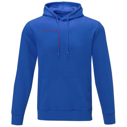 Charon 240 g/m² unisex hoodie — drukvlak rechter borst