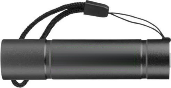 Gerecycled aluminium COB-zaklamp Sami — drukvlak houder