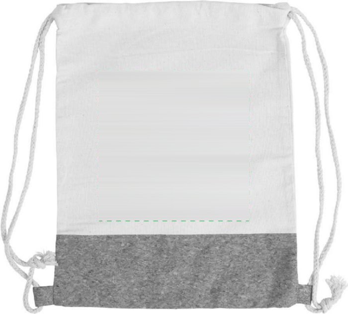 Rugzak Tianna | Katoen 250 g/m² | Kurk | 1,2 l — drukvlak voorzijde