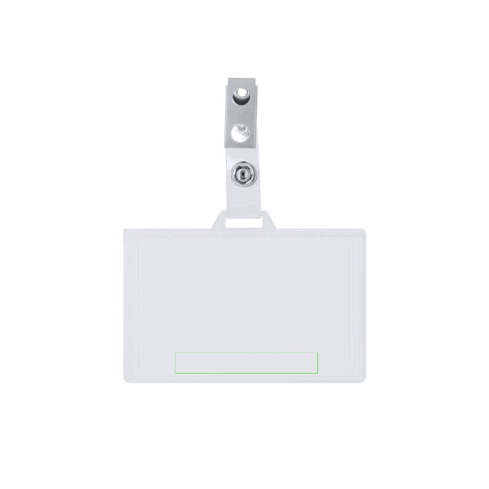 Id Badge Kapok — drukvlak onderaan de achterkant