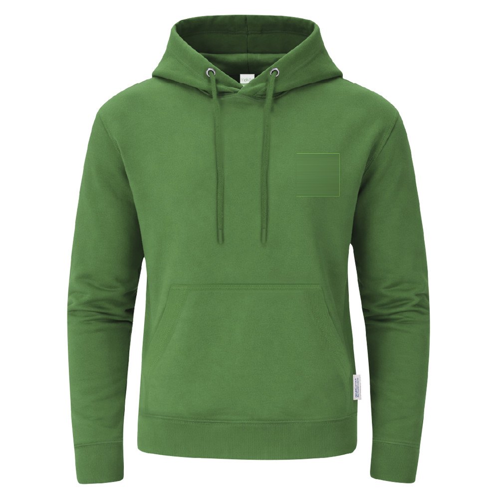 Volwassene Hooded Sweatshirt Dretius — drukvlak linkerborst