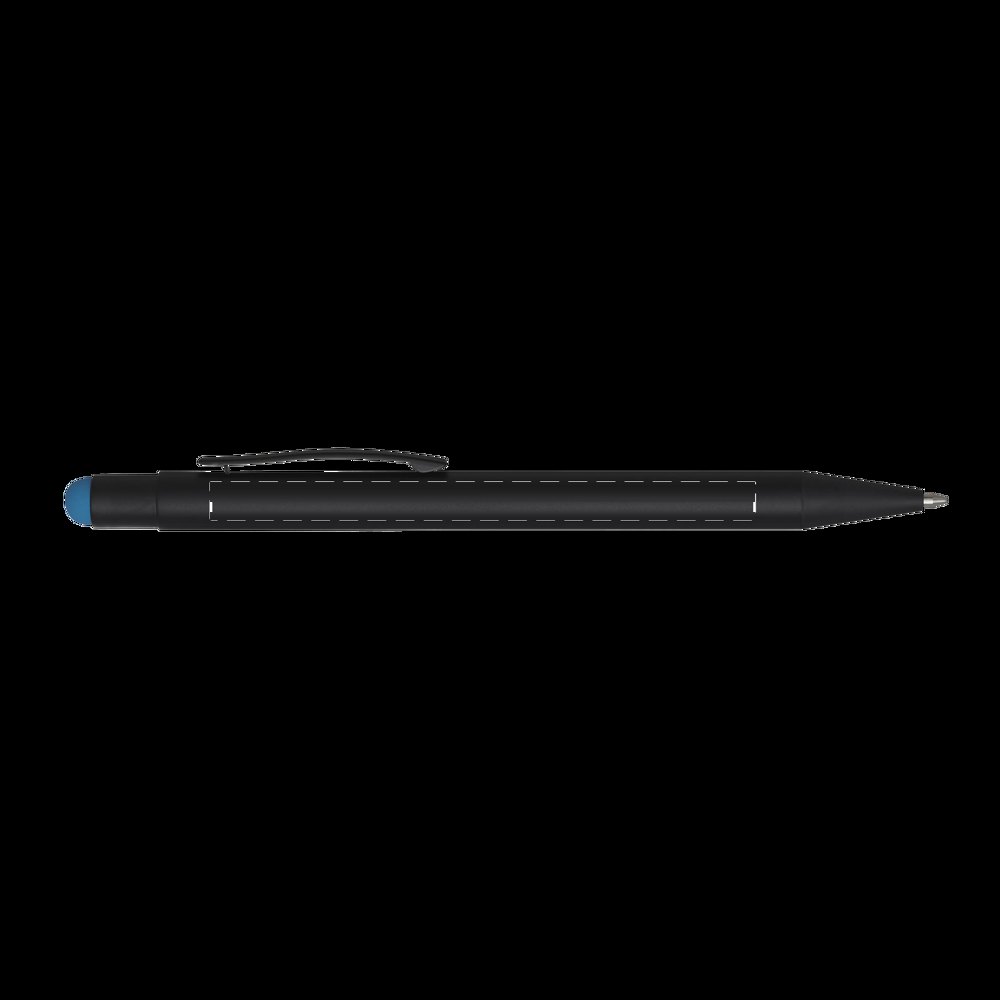 BLACK BEAUTY - Aluminium balpen — drukvlak op de rechts zijde van de clip