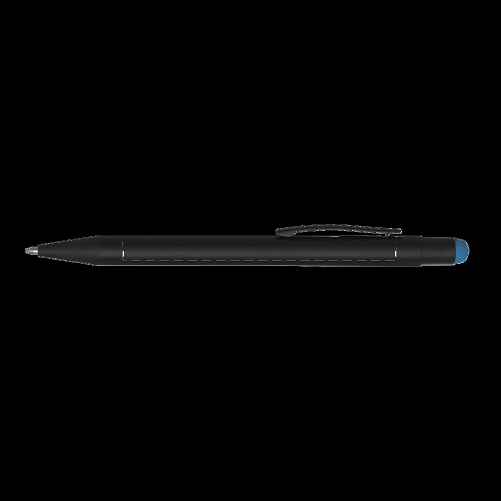 BLACK BEAUTY - Aluminium balpen — drukvlak op de links zijde van de clip
