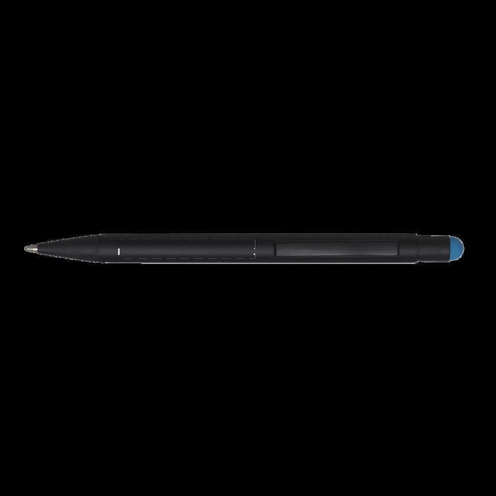 BLACK BEAUTY - Aluminium balpen — drukvlak onder de clip