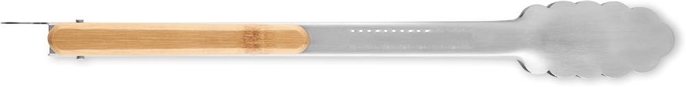 INIQ - Roestvrijstalen barbecue tang — drukvlak zijde 2 steel