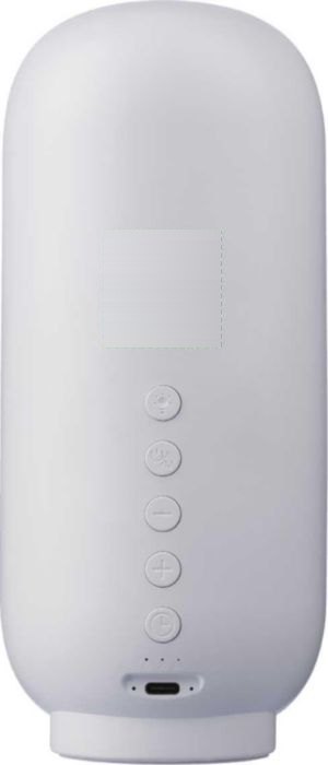 Gerecyclede ABS speaker Rumi — drukvlak achterzijde