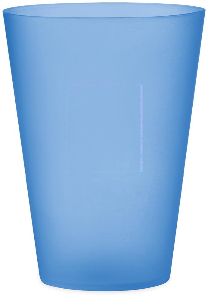 FESTA - Herbruikbare event beker 300ml — drukvlak voorzijde boven