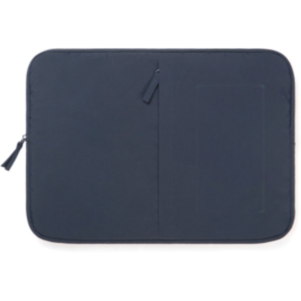 KENTO URBAN RCS gerecyclede nylon 15,6 inch laptopsleeve — drukvlak artikel voorzijde rechts