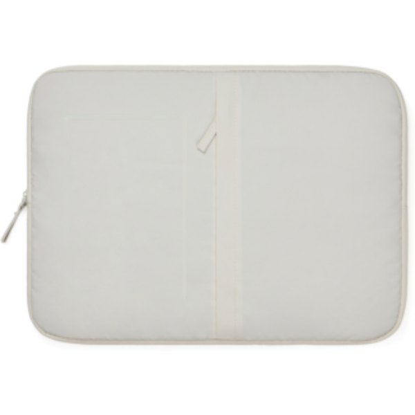 KENTO URBAN RCS gerecyclede nylon 15,6 inch laptopsleeve — drukvlak artikel voorzijde links