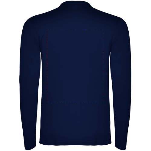 Extreme 160 g/m² herenshirt met lange mouwen — drukvlak impact hoog op de achterzijde