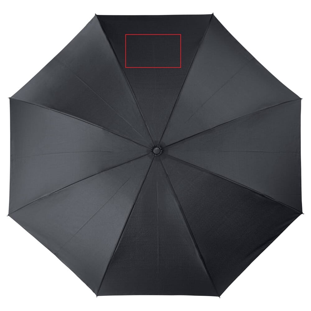 Deluxe 23” omkeerbare auto open/sluiten paraplu — drukvlak bovenste paneel