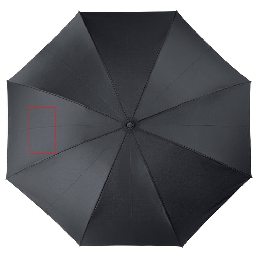 Deluxe 23” omkeerbare auto open/sluiten paraplu — drukvlak linker paneel