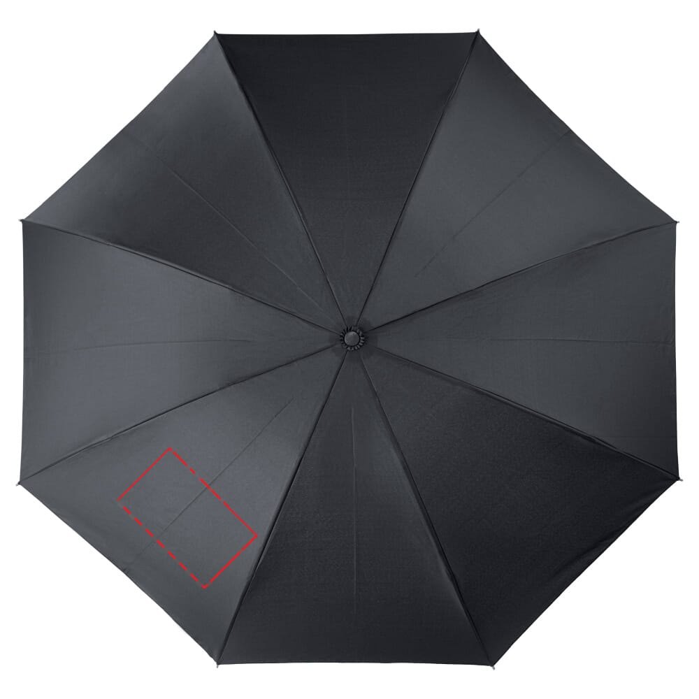 Deluxe 23” omkeerbare auto open/sluiten paraplu — drukvlak linksonder paneel
