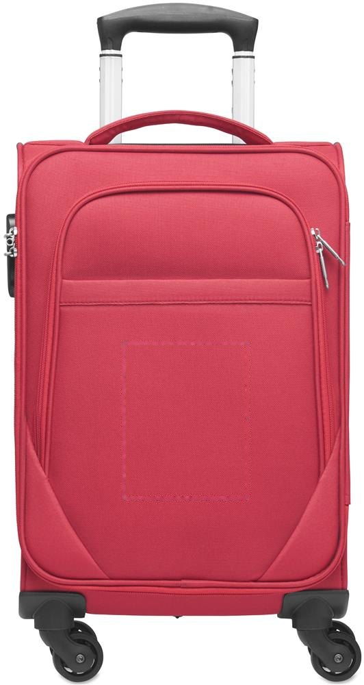 VOYAGE - 600D RPET Zachte trolley — drukvlak voorzijde