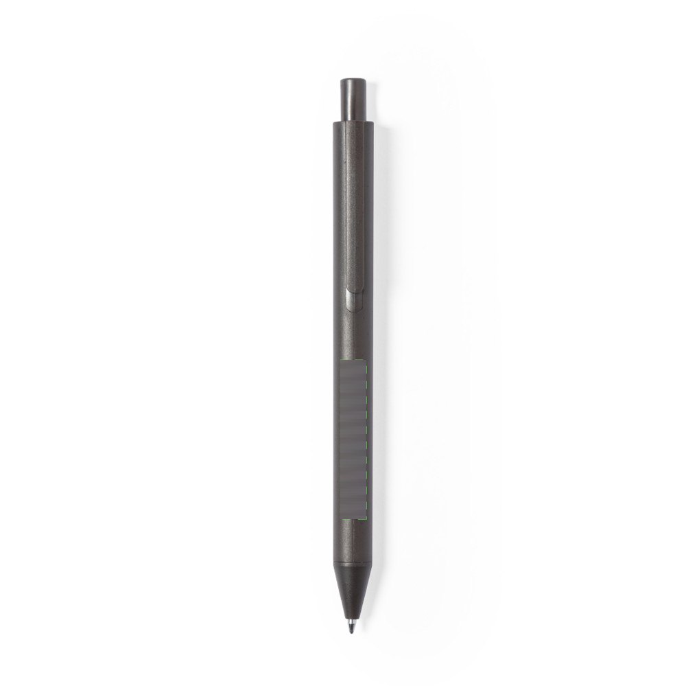 Pen Bropex — drukvlak onderaan de houder