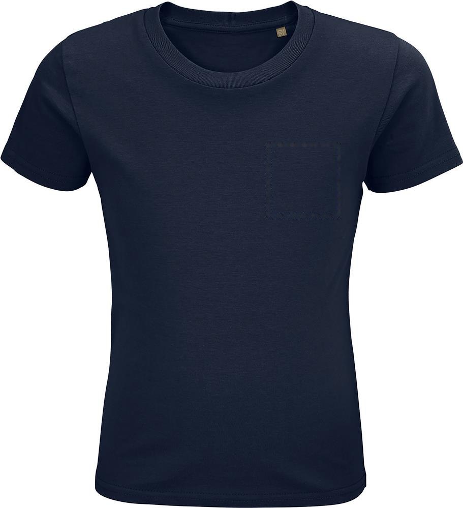 PIONEER KIDS - PIONEER kind t-shirt 175g — drukvlak borst