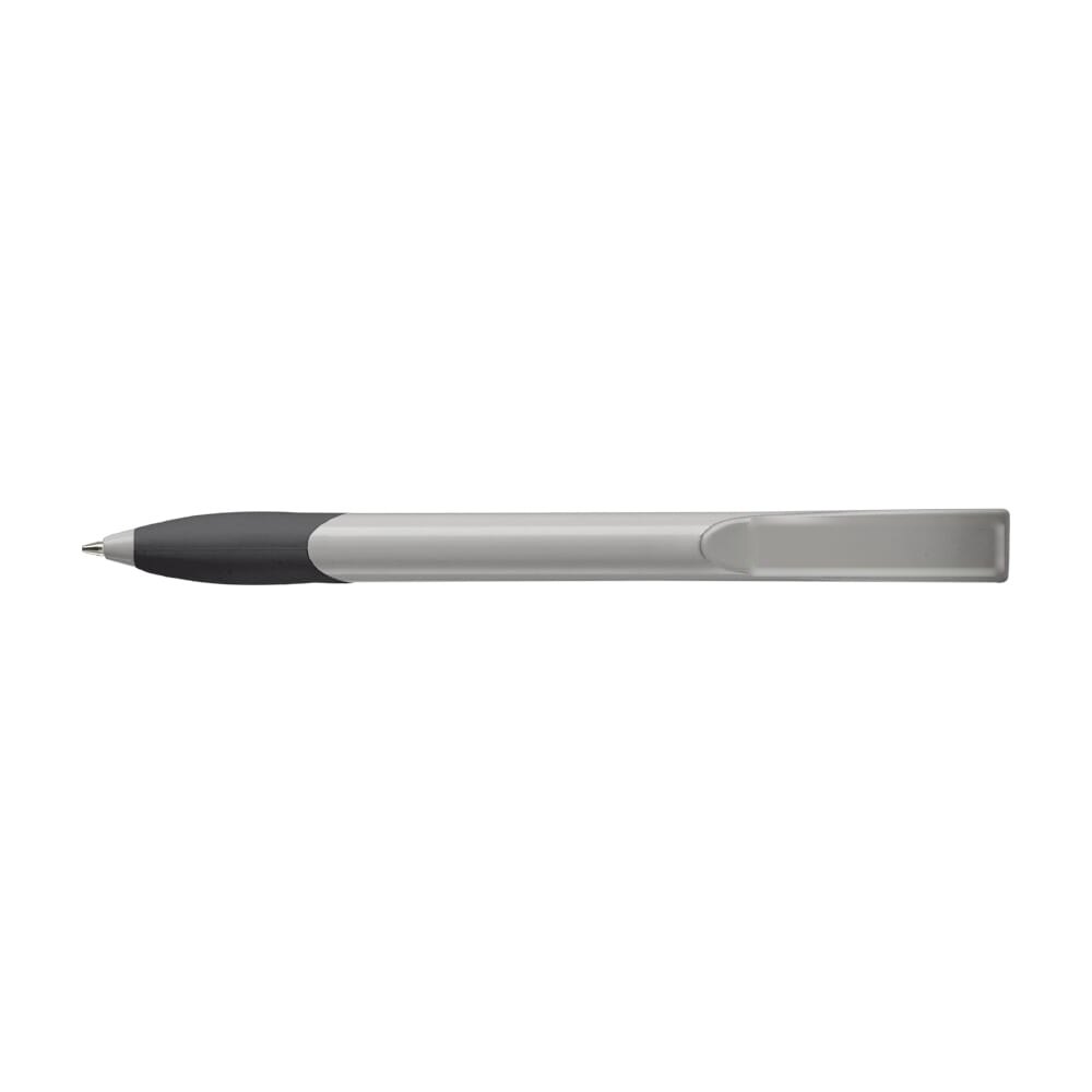 Balpen Apollo recycled met grip — drukvlak op de clip