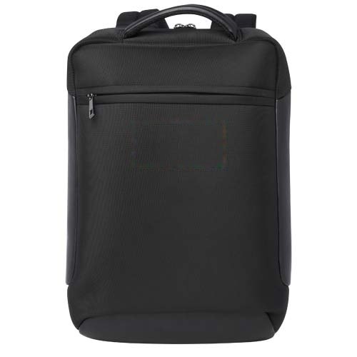Expedition Pro GRS gerecyclede compacte 15,6 inch laptoprugzak 12 l — drukvlak voorzijde