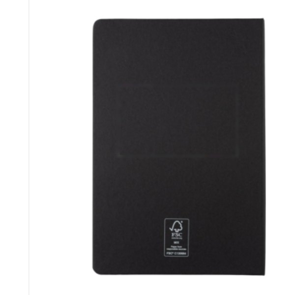 A5 hardcover notitieboek — drukvlak artikel achterzijde midden