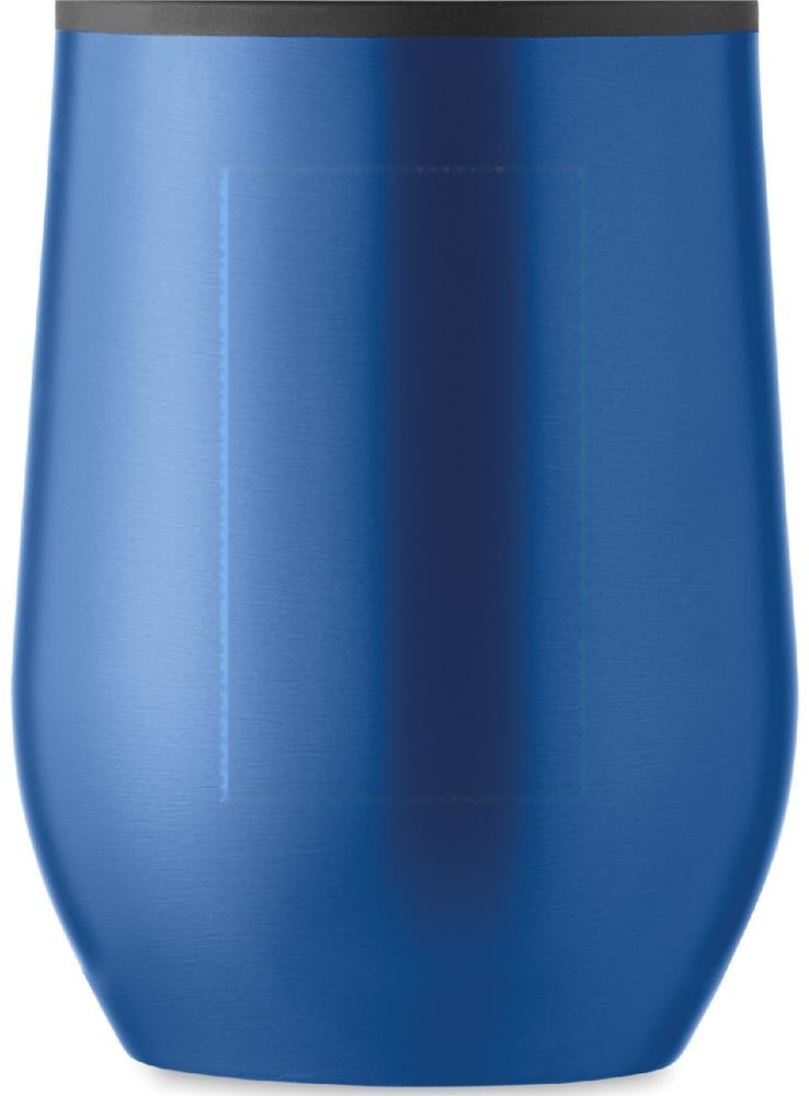 CHIN CHAN - Dubbelwandige reisbeker 350 ml — drukvlak achterzijde